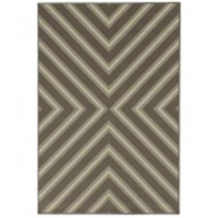 Sphinx By Oriental Weavers Oriental Weavers Riviera 4589D 9x13 Rectangle - Grey/ Blue-Polypropylene R4589D259396ST